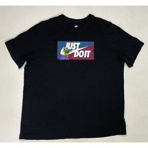 Nike Sportswear Surf Turtle Graphic T-shirt Men XL Black Short Sleeve